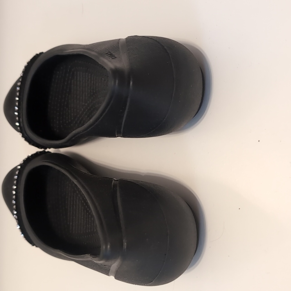 Crocs Black Women's Flats with Rhinestone Detail Size 8 - Picture 6 of 8